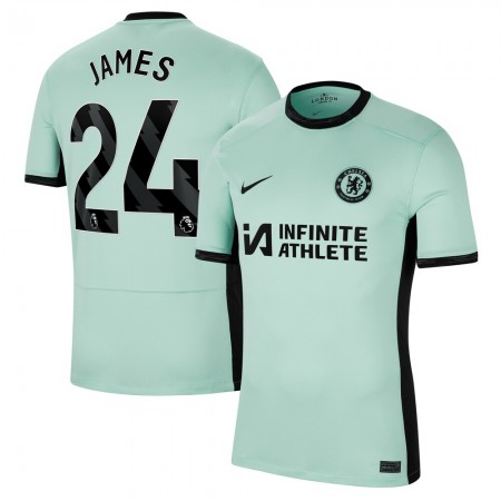Virallinen pelipaita Chelsea James 24 Kolmas 2023-24 Lyhythihainen - Miesten Virallinen pelipaita Chelsea James 24 Kolmas 2023-24 Lyhythihainen - Miesten